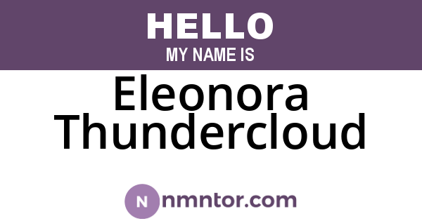 Eleonora Thundercloud