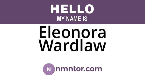 Eleonora Wardlaw