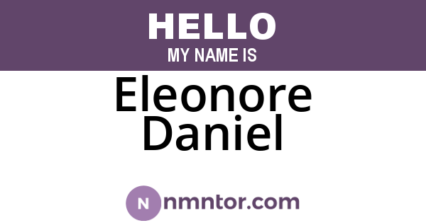 Eleonore Daniel