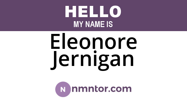 Eleonore Jernigan