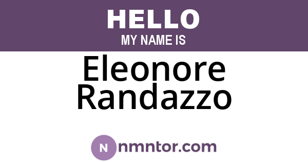 Eleonore Randazzo