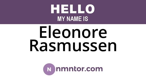 Eleonore Rasmussen