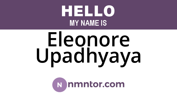 Eleonore Upadhyaya