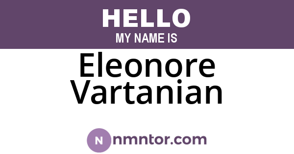 Eleonore Vartanian