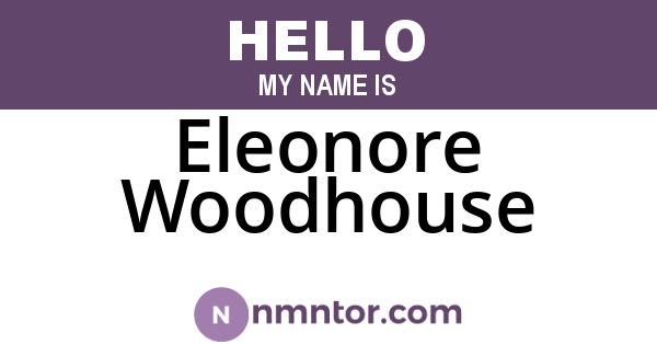 Eleonore Woodhouse