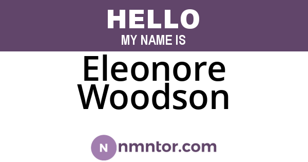 Eleonore Woodson