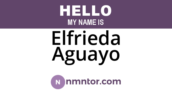 Elfrieda Aguayo