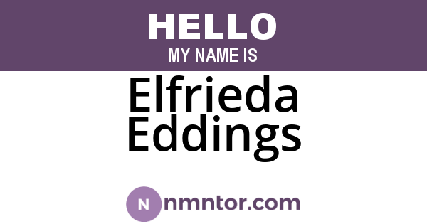 Elfrieda Eddings