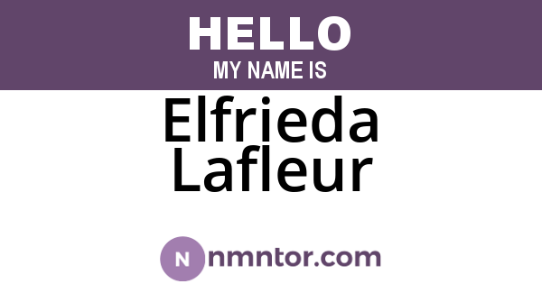 Elfrieda Lafleur