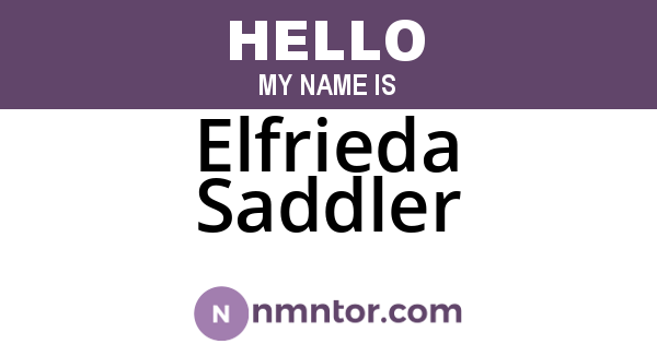 Elfrieda Saddler