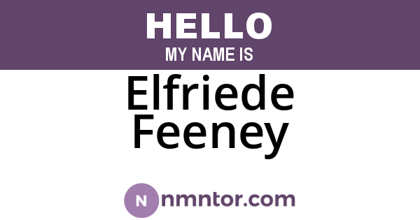 Elfriede Feeney