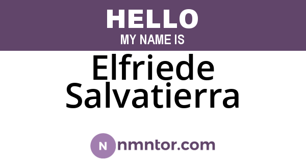 Elfriede Salvatierra