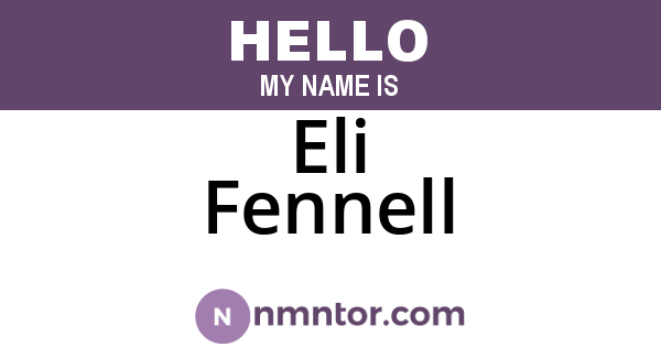 Eli Fennell