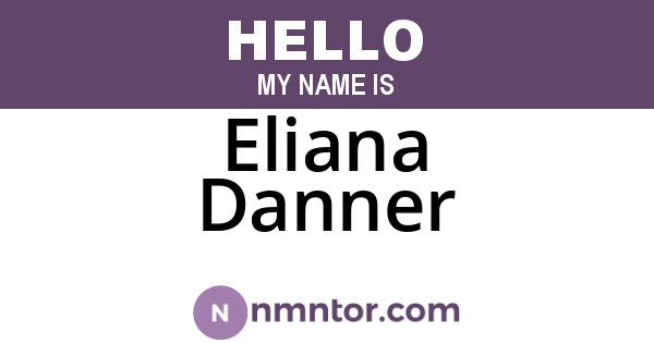 Eliana Danner