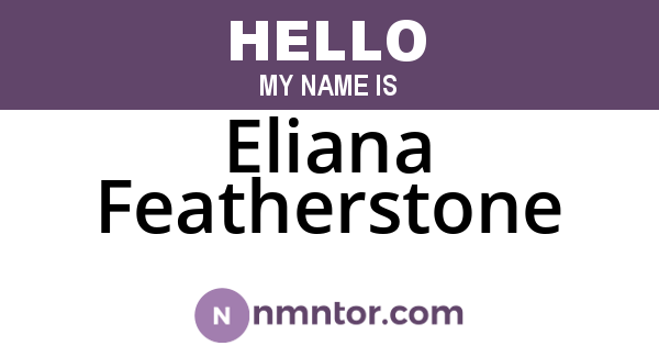 Eliana Featherstone