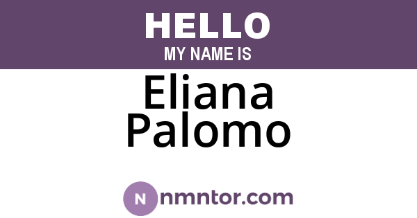 Eliana Palomo