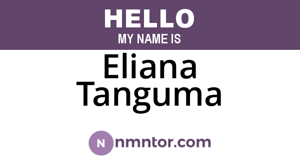 Eliana Tanguma