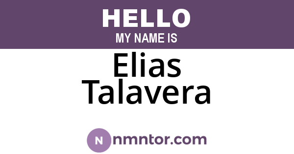 Elias Talavera