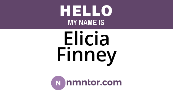 Elicia Finney