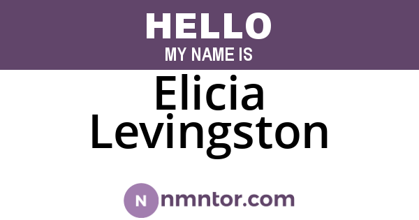 Elicia Levingston