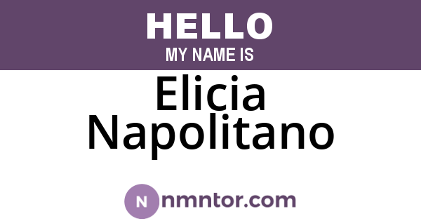 Elicia Napolitano