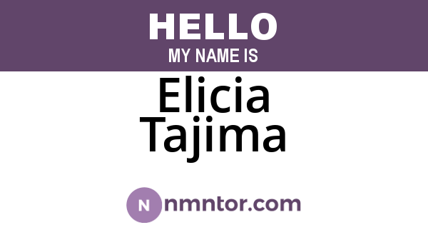 Elicia Tajima