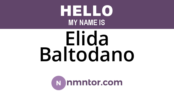 Elida Baltodano