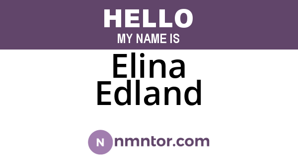 Elina Edland