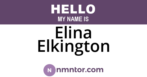Elina Elkington