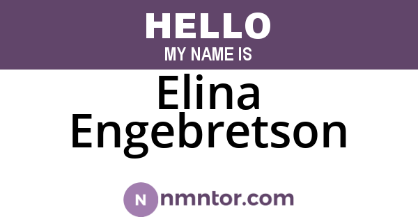 Elina Engebretson
