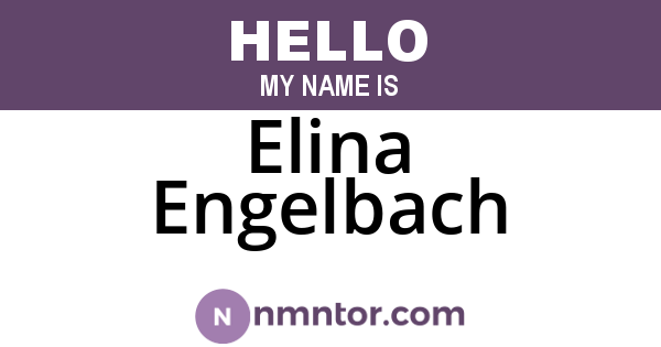 Elina Engelbach