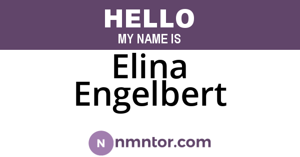 Elina Engelbert