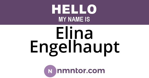 Elina Engelhaupt