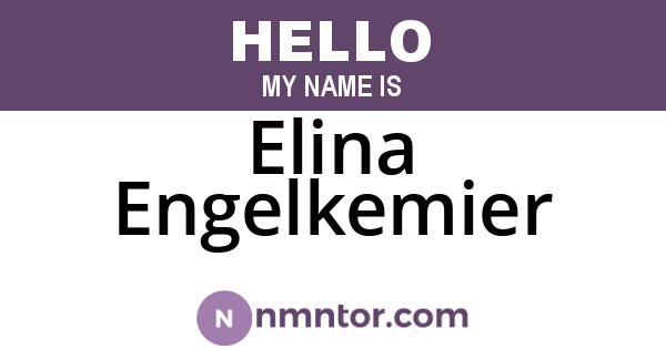 Elina Engelkemier