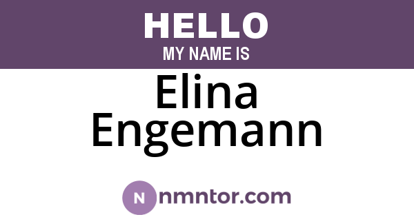 Elina Engemann