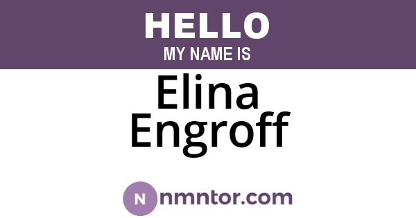 Elina Engroff