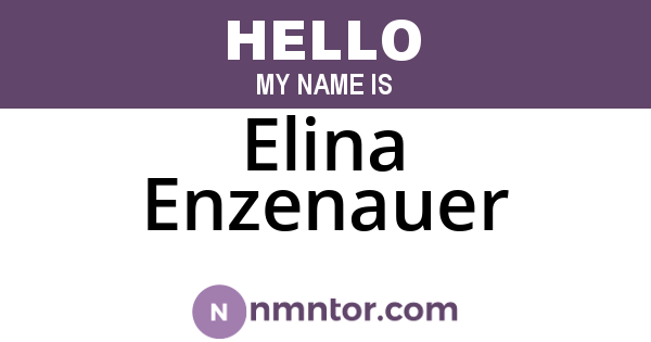 Elina Enzenauer