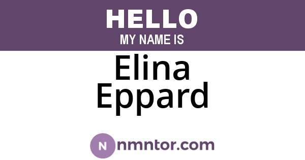 Elina Eppard