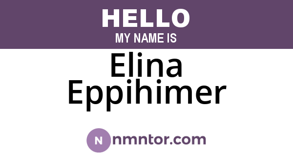 Elina Eppihimer