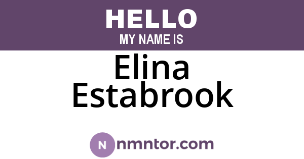 Elina Estabrook