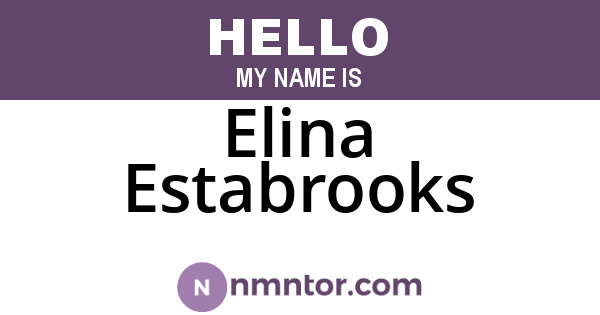 Elina Estabrooks