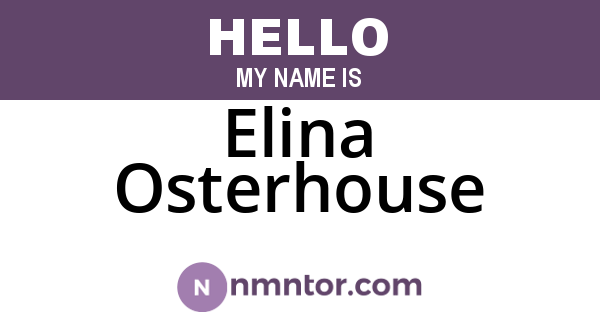 Elina Osterhouse
