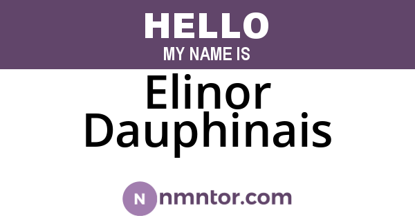 Elinor Dauphinais