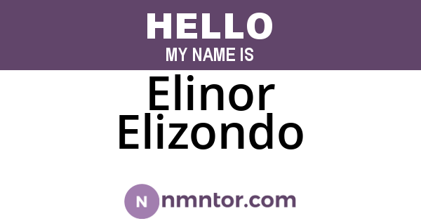 Elinor Elizondo