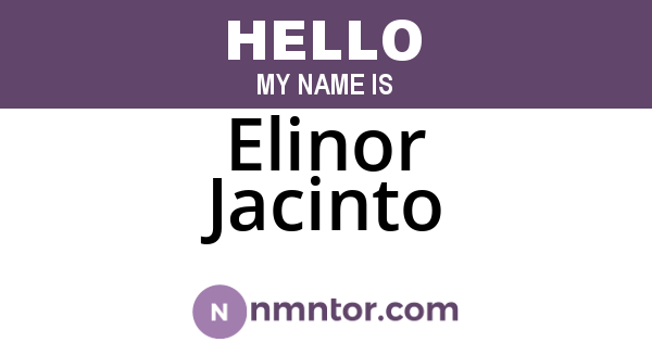 Elinor Jacinto