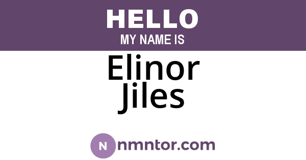 Elinor Jiles