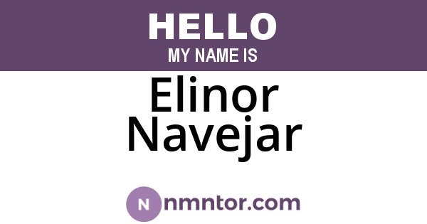Elinor Navejar