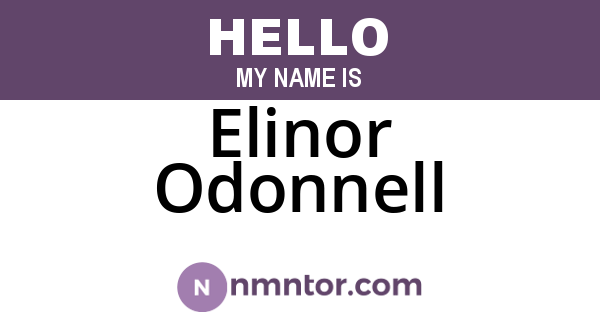 Elinor Odonnell