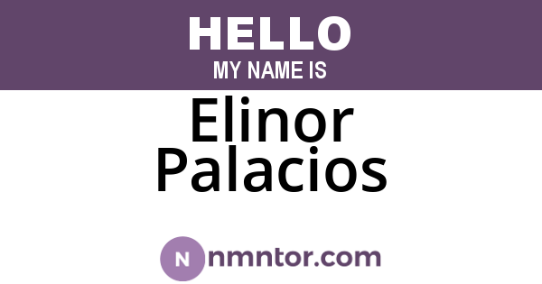 Elinor Palacios