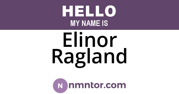 Elinor Ragland